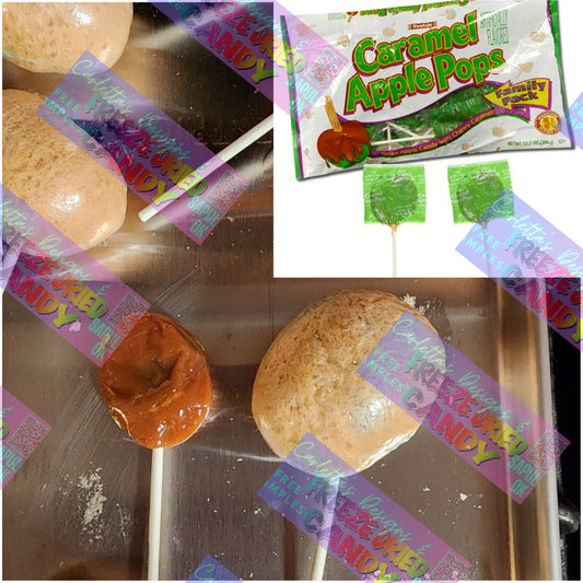 Freeze Dried Caramel Apple Sucker Z