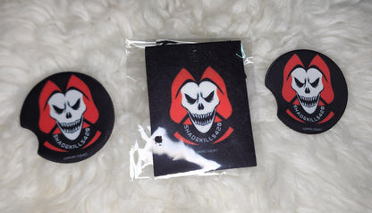 Car Air Freshener and Coaster Set