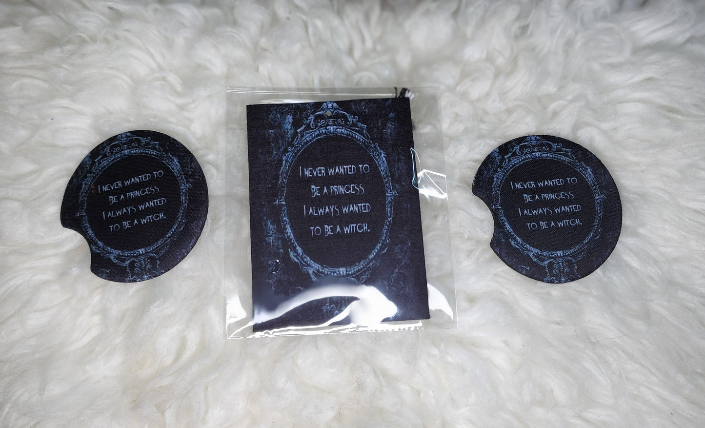 Car Air Freshener and Coaster Set