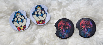 Car Air Freshener and Coaster Set