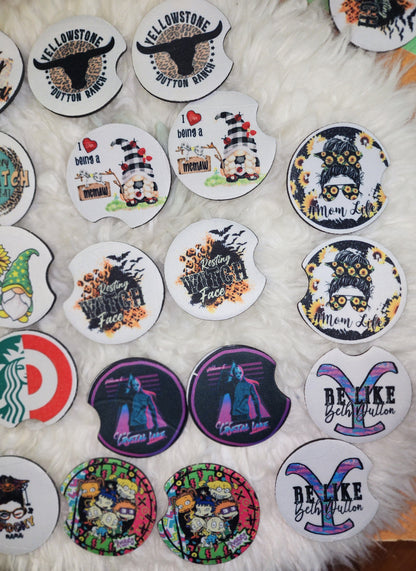Car Air Freshener and Coaster Set
