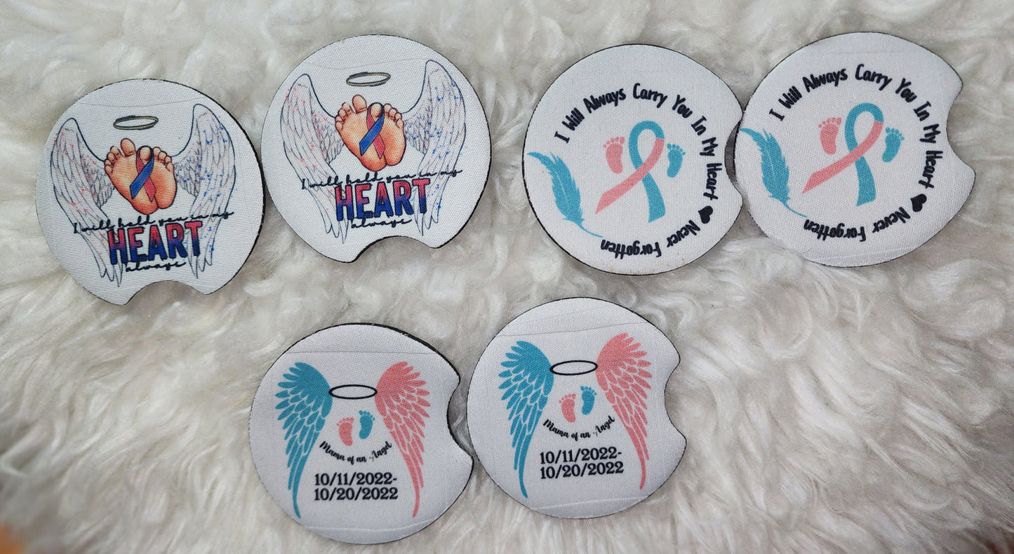Car Air Freshener and Coaster Set