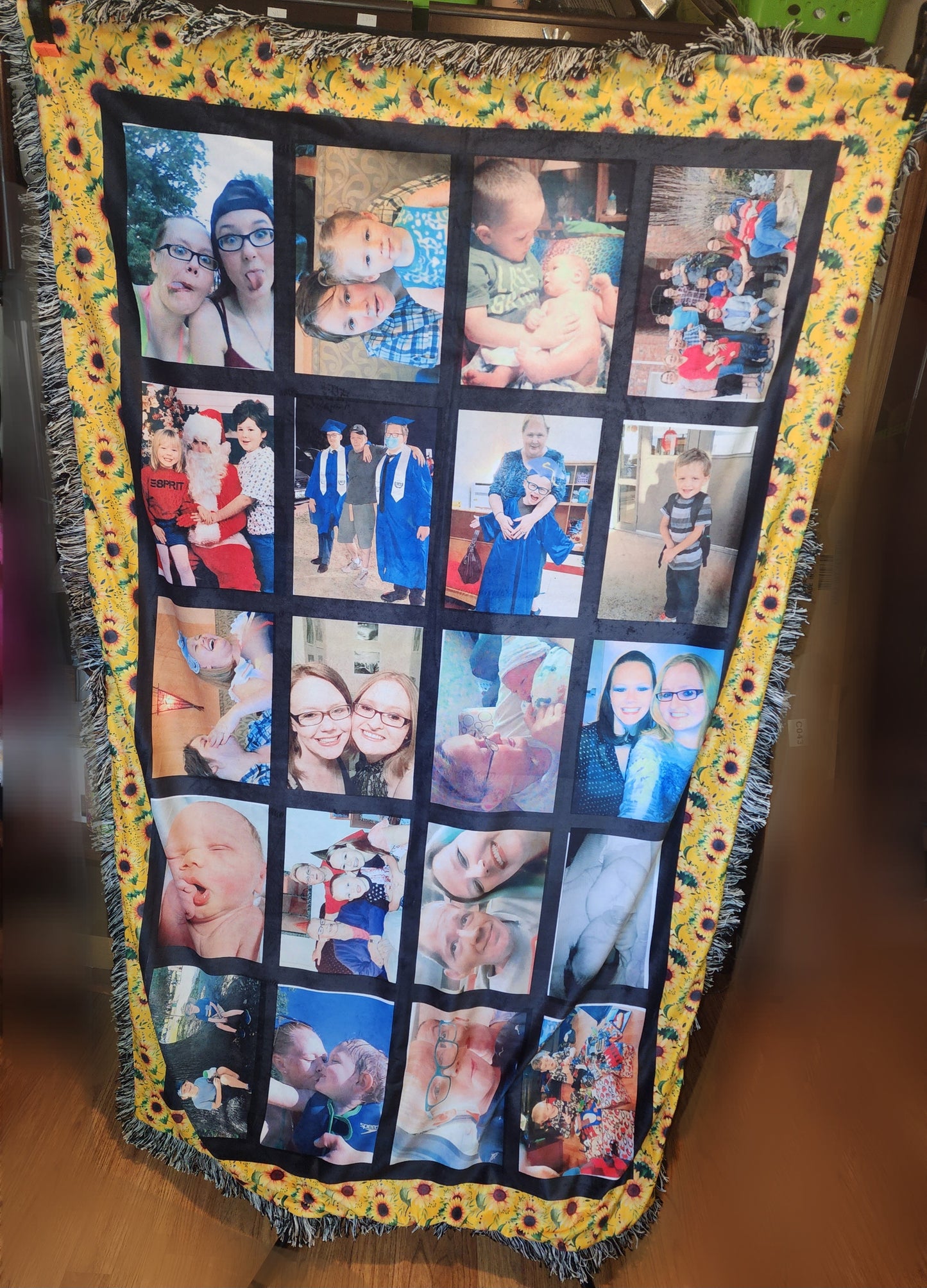 20 panel photo blanket