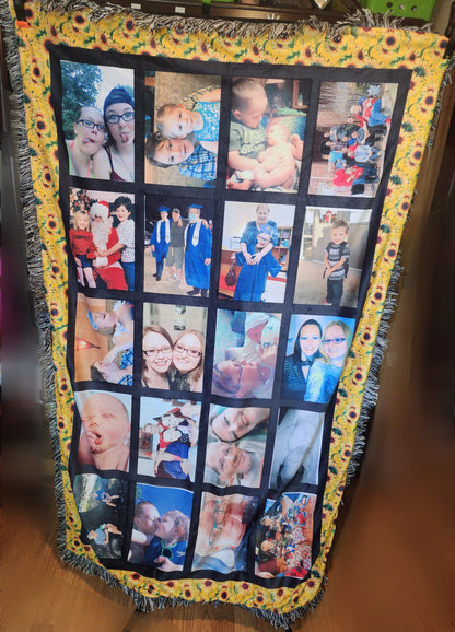 20 panel photo blanket