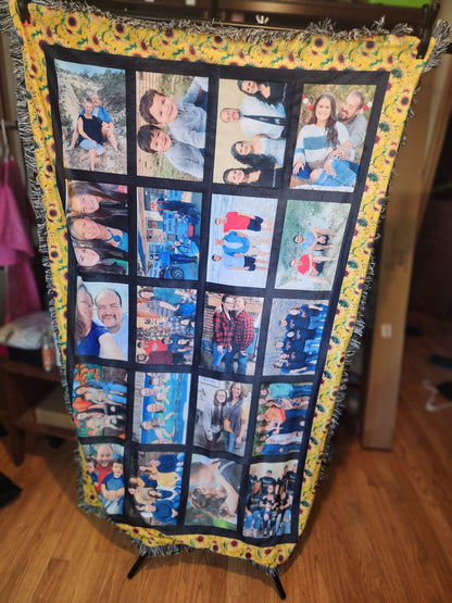 20 panel photo blanket
