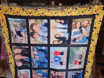 20 panel photo blanket