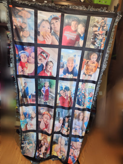 20 panel photo blanket