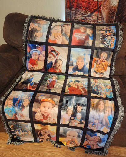 20 panel photo blanket