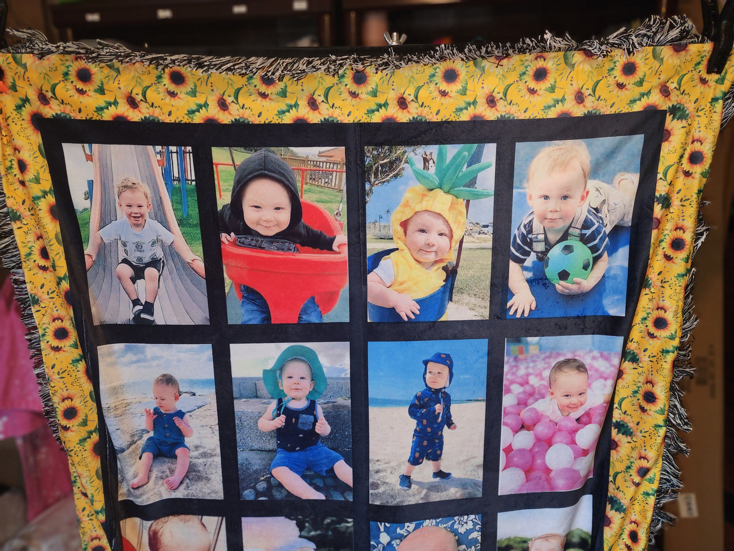 20 panel photo blanket
