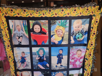 20 panel photo blanket