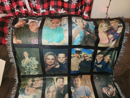 20 panel photo blanket