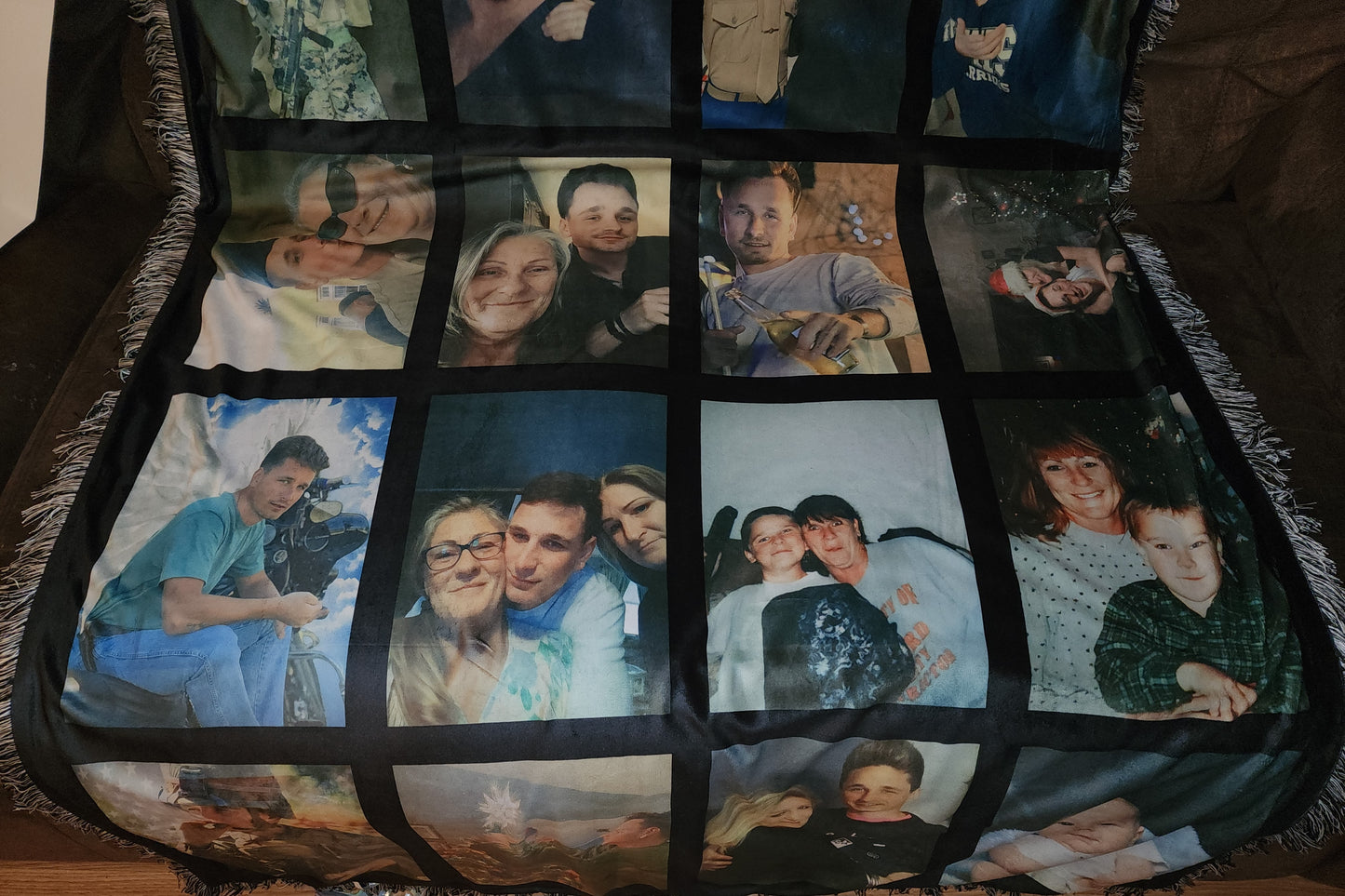 20 panel photo blanket