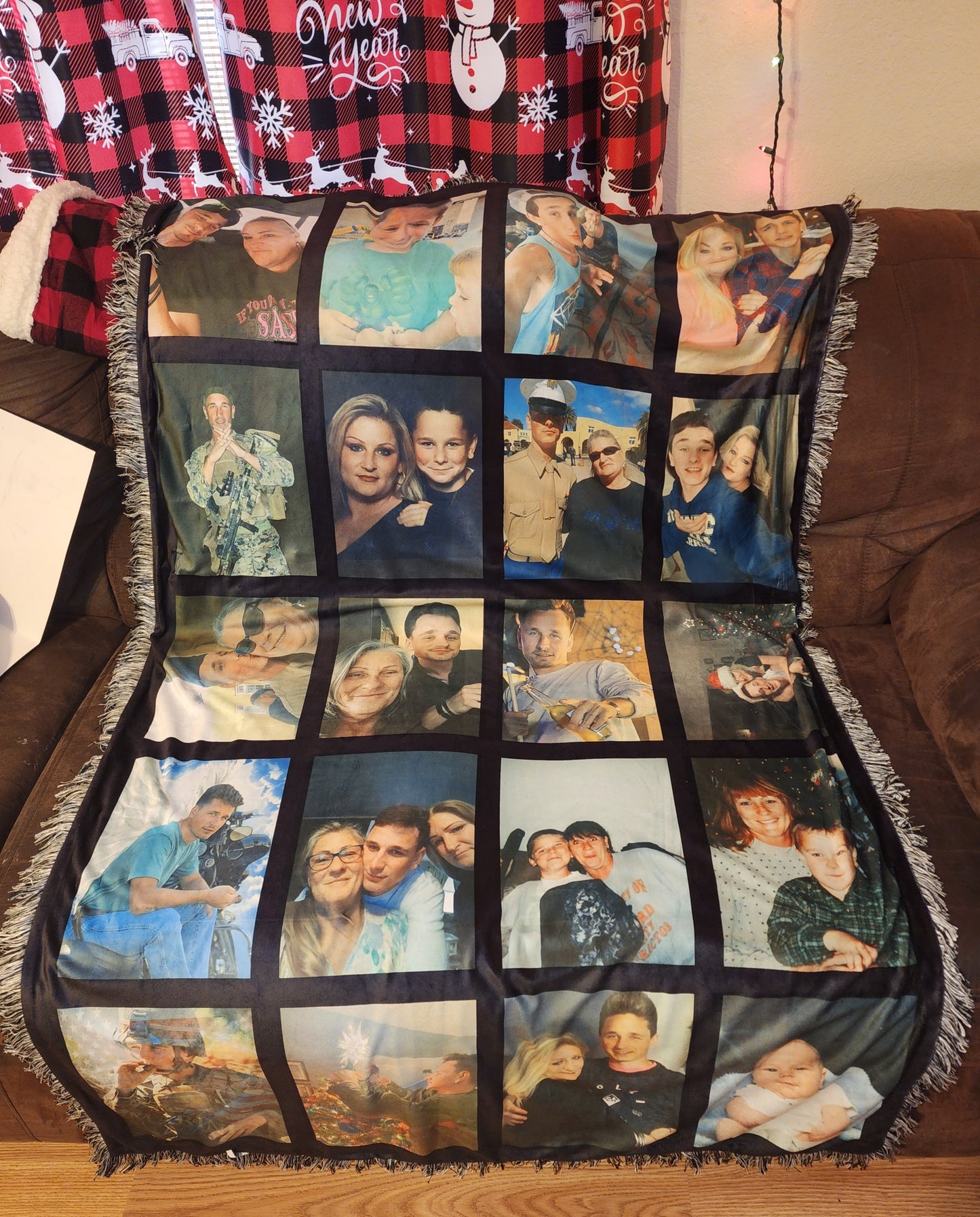 20 panel photo blanket