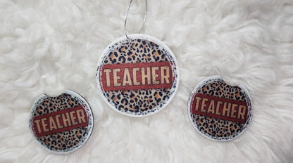 Car Air Freshener and Coaster Set