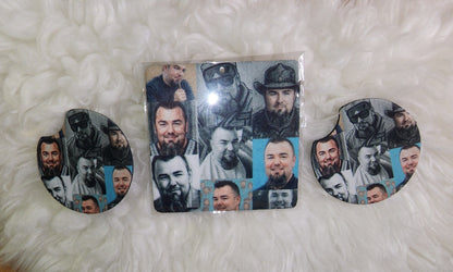 Car Air Freshener and Coaster Set