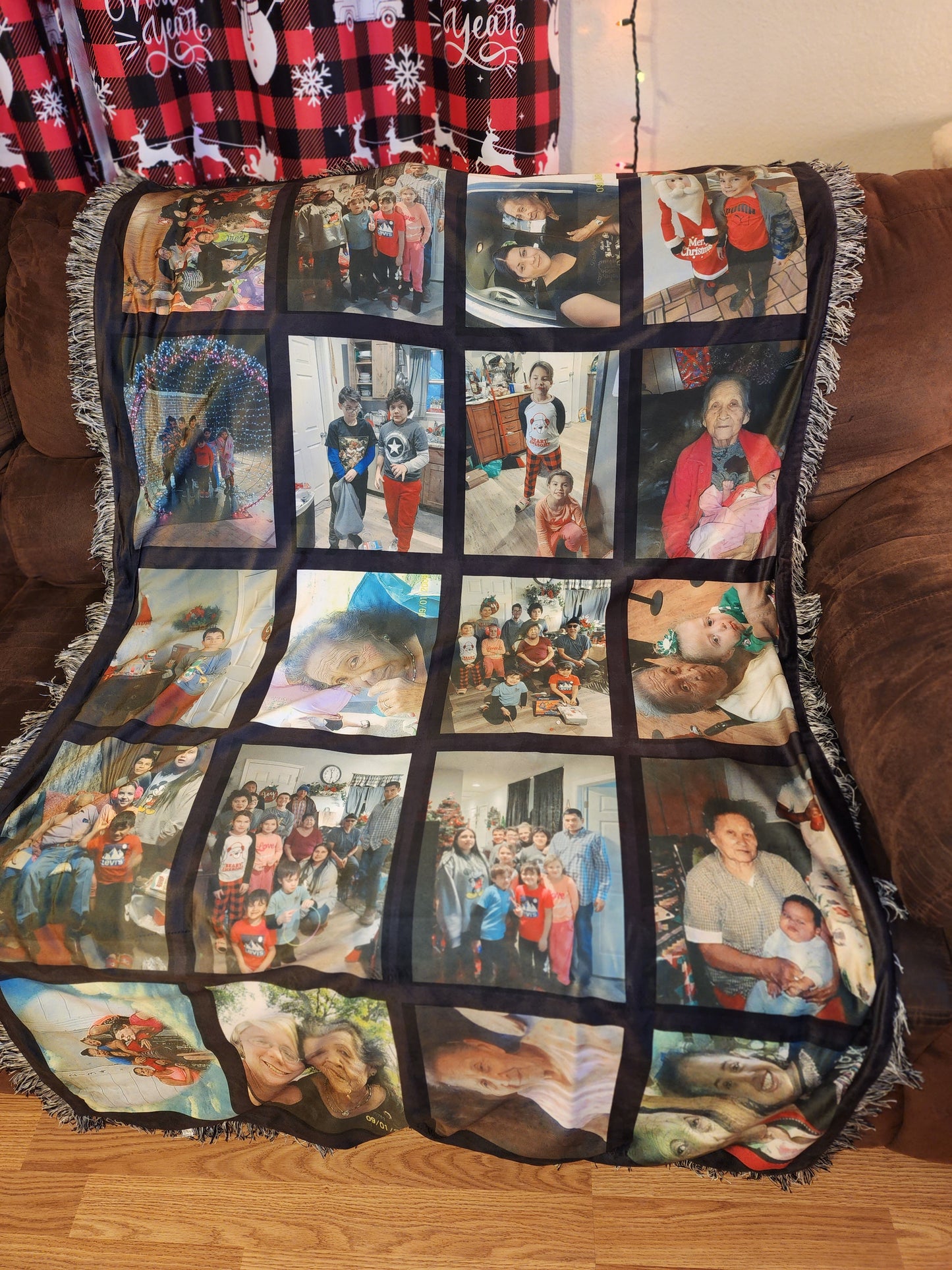 20 panel photo blanket