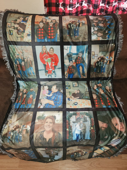 20 panel photo blanket