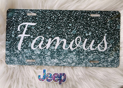 Custom Front license plate
