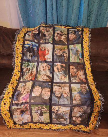 20 panel photo blanket