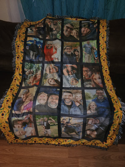 20 panel photo blanket