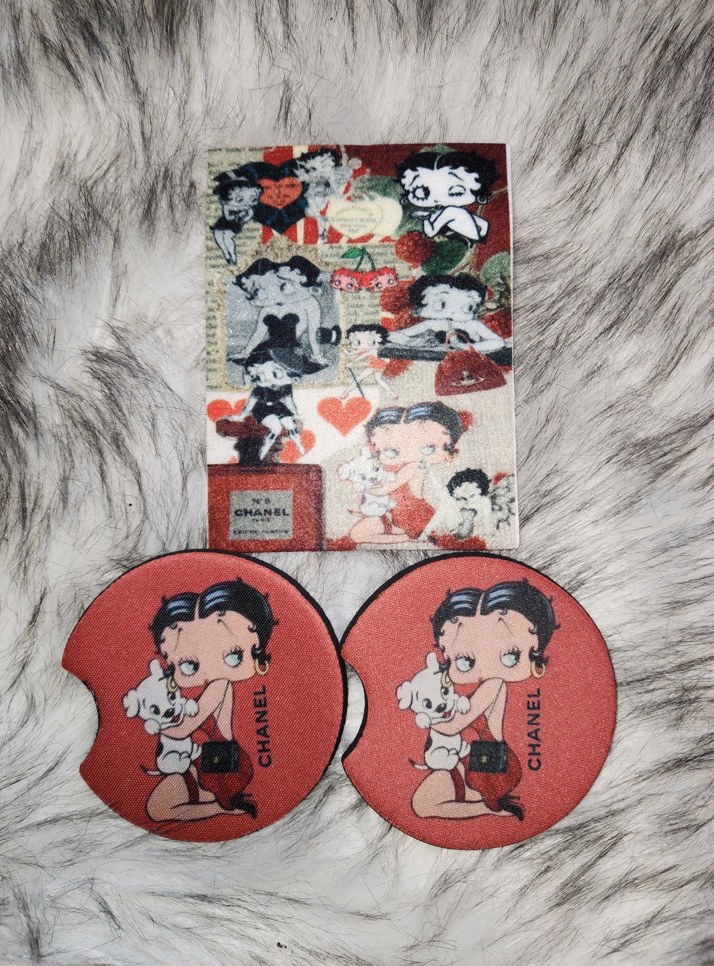 Car Air Freshener and Coaster Set