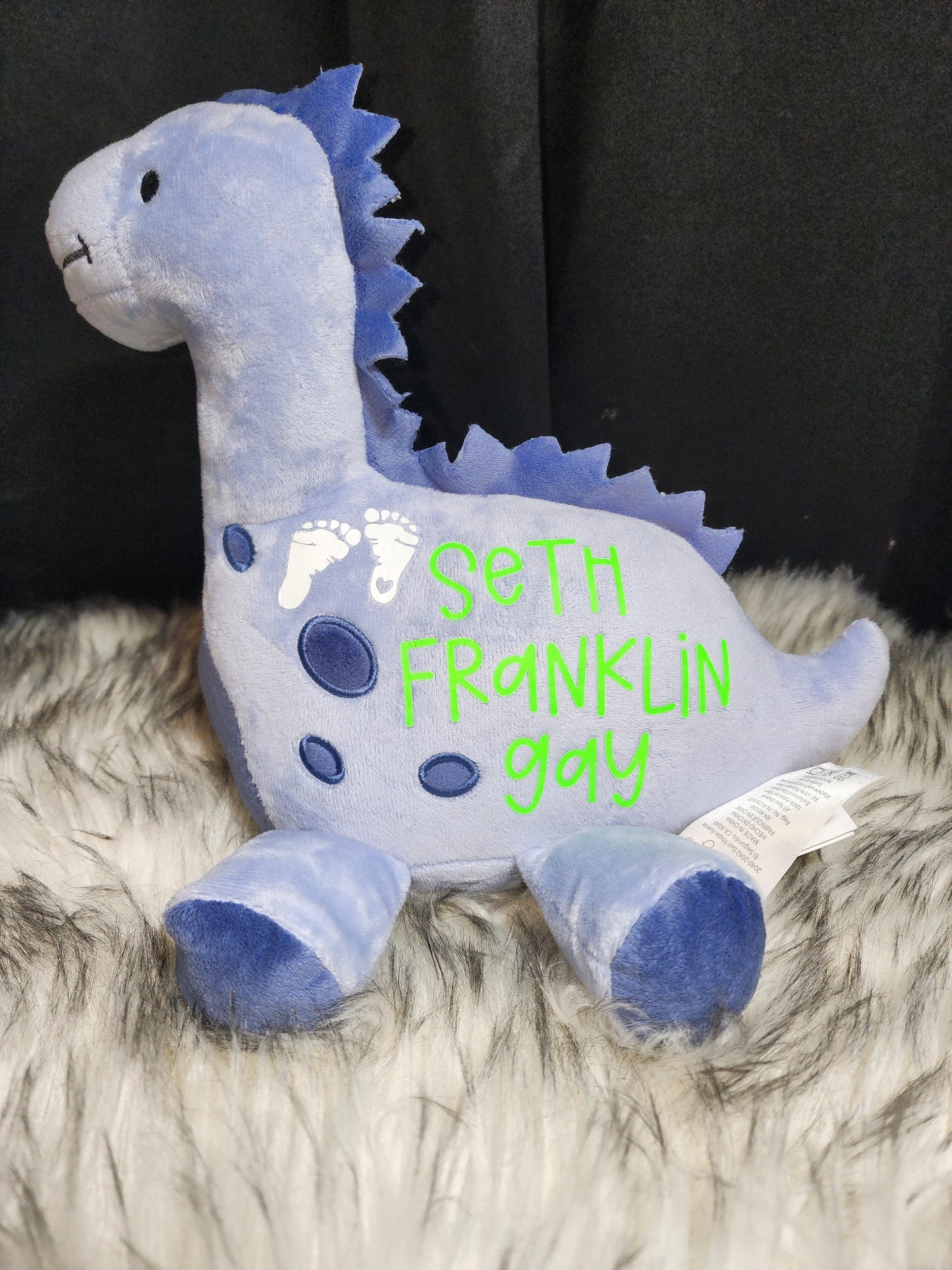 Personalized Birth Announcement Plush