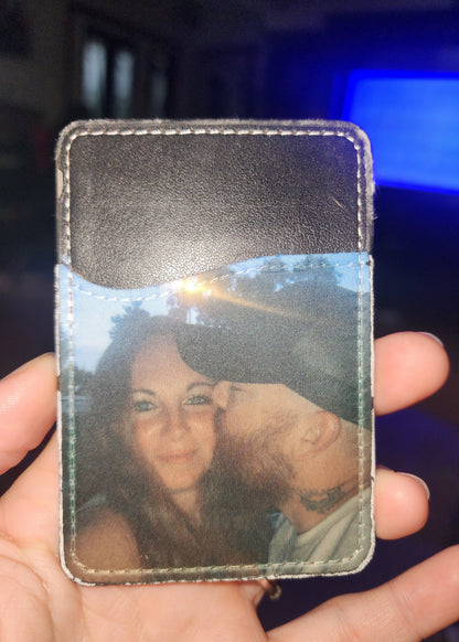 Photo Card holder for phone