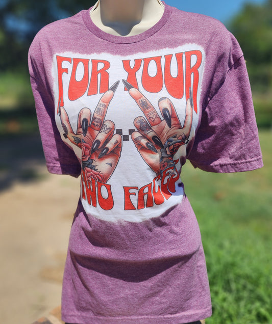 2xl Bleached Two Faced T shirt